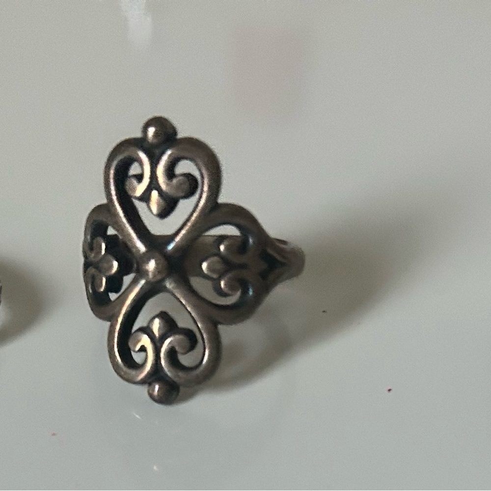 James Avery Adorned heart ring